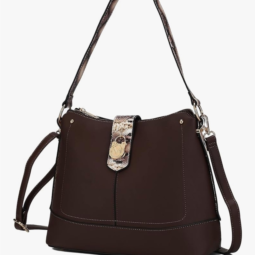 Elegant Brown Shoulder Bag